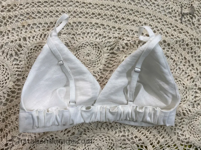 Áo bra thêu tay hoa - HataHandmade