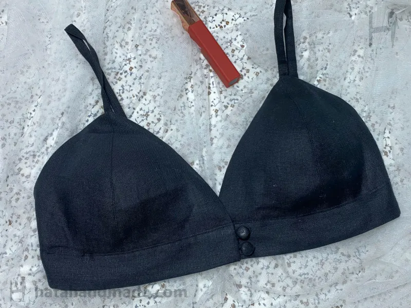 Áo Bra Linen Trơn HataHandmade