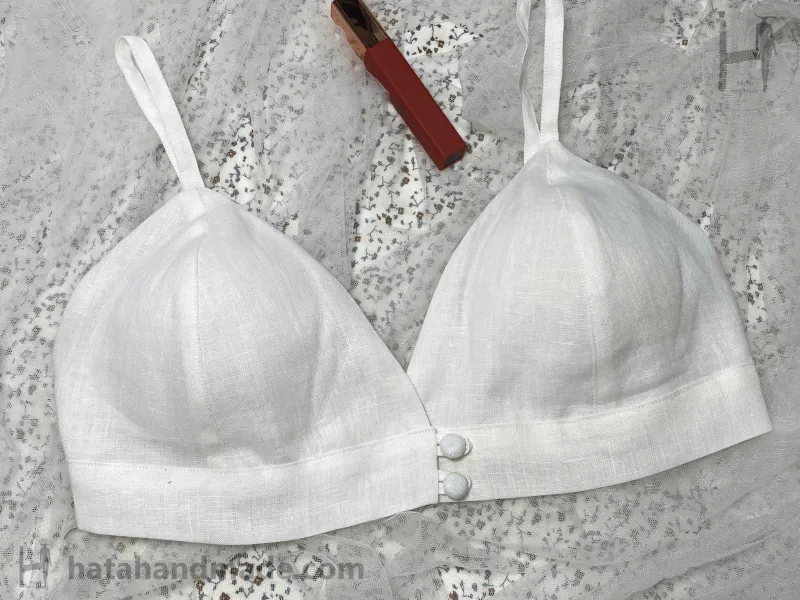 Áo Bra Linen Trơn HataHandmade
