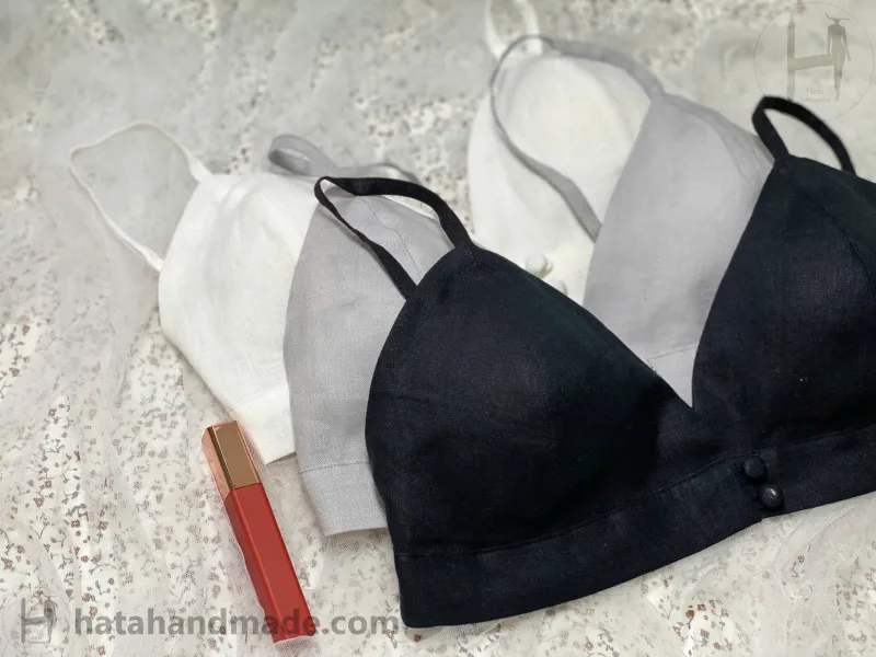 Áo Bra Linen Trơn HataHandmade